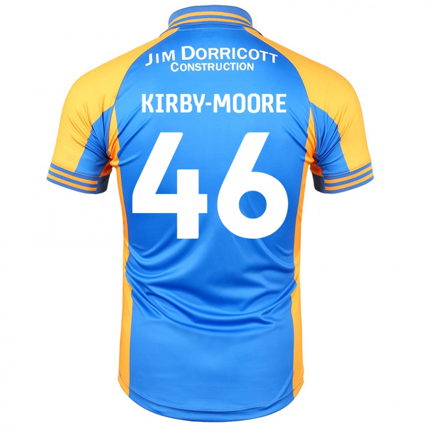 Niño Camiseta Harvey Kirby-Moore #46 Azul Ámbar 1ª Equipación 2024/25 La Camisa Argentina