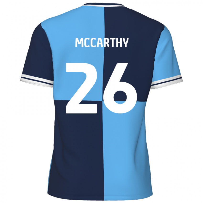 Niño Camiseta Jason Mccarthy #26 Azul Cielo Azul Oscuro 1ª Equipación 2024/25 La Camisa Argentina