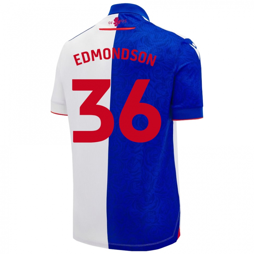 Niño Camiseta James Edmondson #36 Azul Cielo Blanco 1ª Equipación 2024/25 La Camisa Argentina