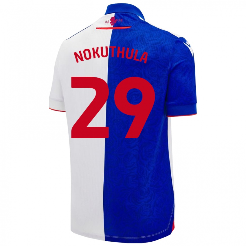 Niño Camiseta Faith Nokuthula #29 Azul Cielo Blanco 1ª Equipación 2024/25 La Camisa Argentina