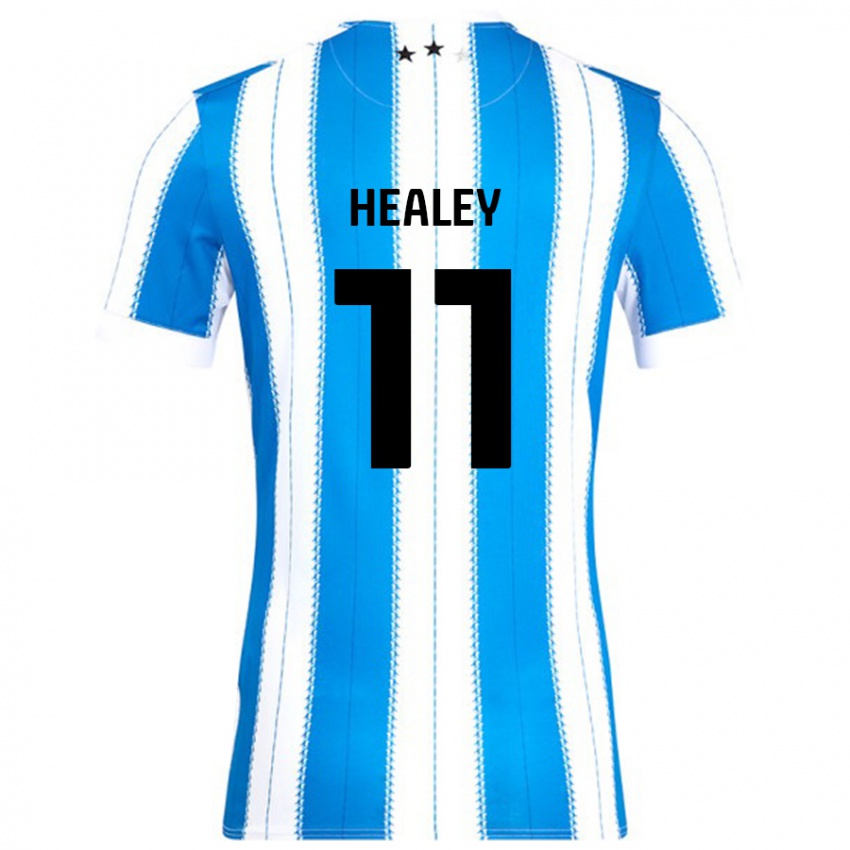 Niño Camiseta Rhys Healey #11 Azul Blanco 1ª Equipación 2024/25 La Camisa Argentina