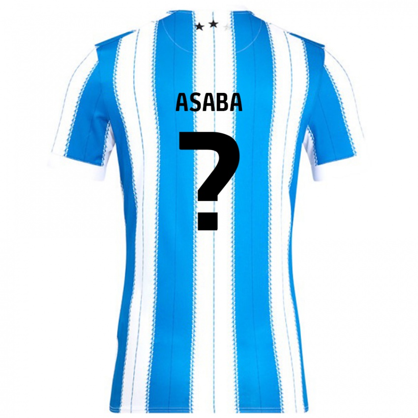 Niño Camiseta Alexander Asaba #0 Azul Blanco 1ª Equipación 2024/25 La Camisa Argentina