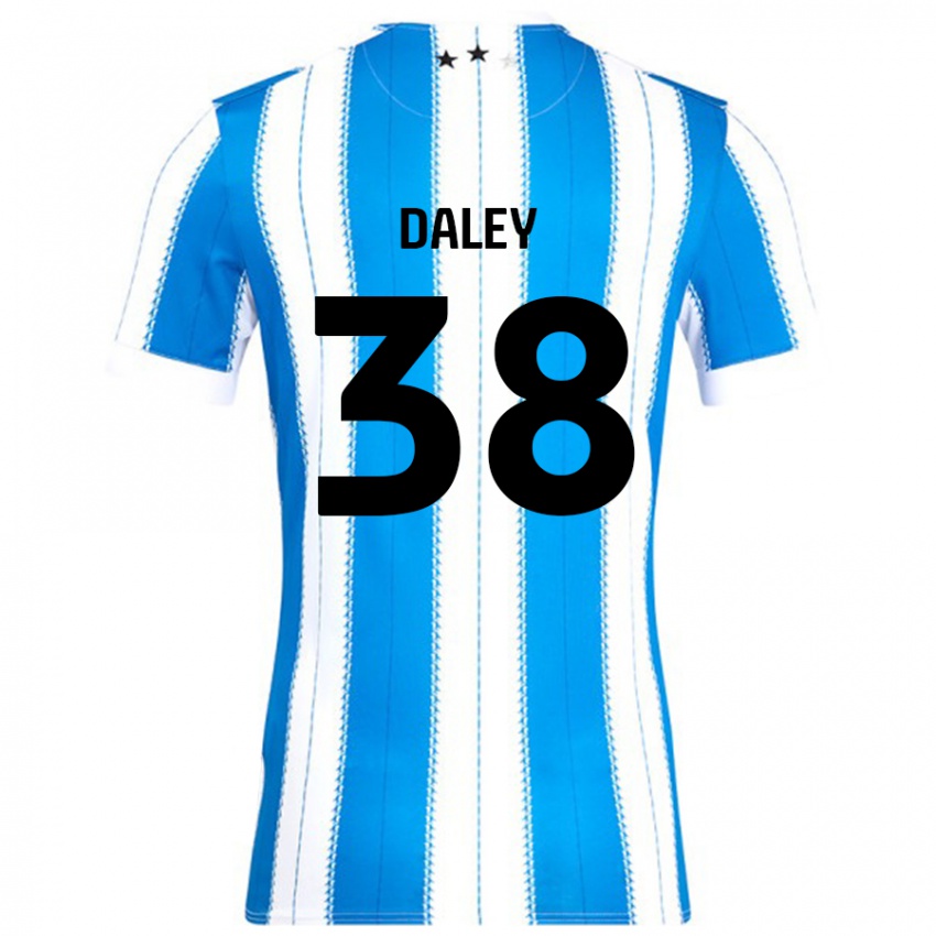 Niño Camiseta Luke Daley #38 Azul Blanco 1ª Equipación 2024/25 La Camisa Argentina