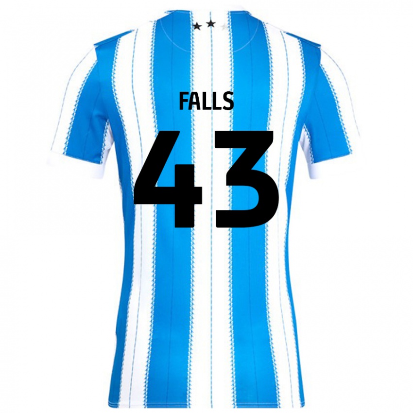 Niño Camiseta Conor Falls #43 Azul Blanco 1ª Equipación 2024/25 La Camisa Argentina