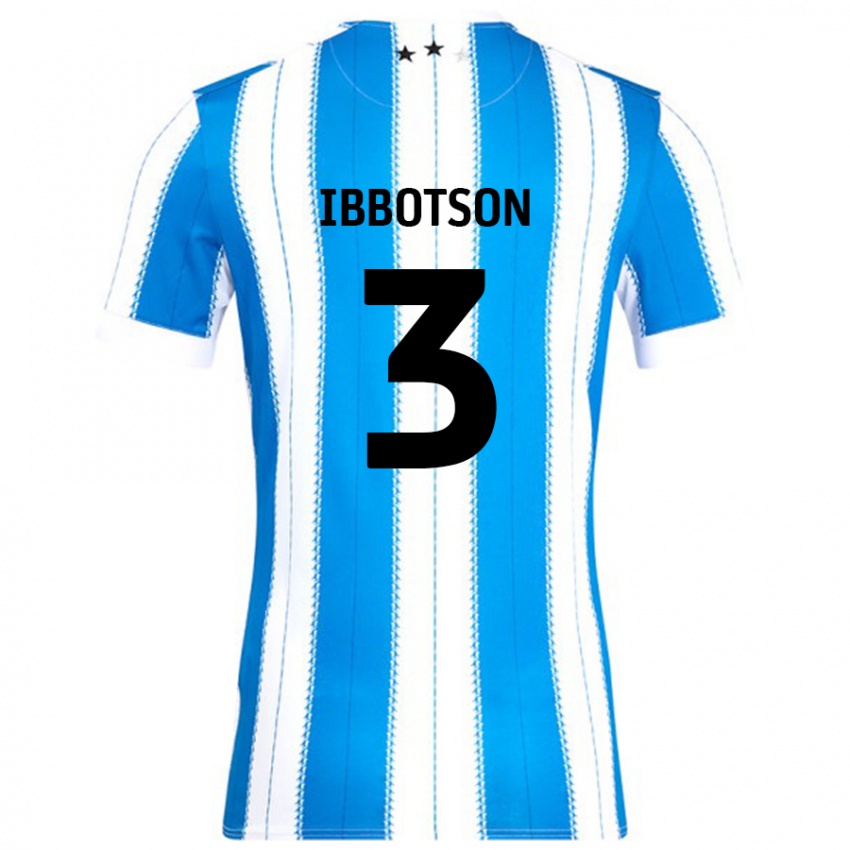 Niño Camiseta Beth Ibbotson #3 Azul Blanco 1ª Equipación 2024/25 La Camisa Argentina