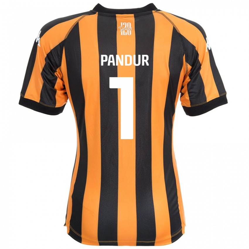 Niño Camiseta Ivor Pandur #1 Negro Ámbar 1ª Equipación 2024/25 La Camisa Argentina