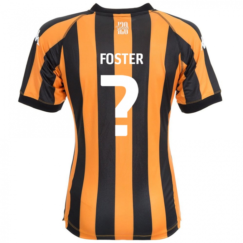 Niño Camiseta Owen Foster #0 Negro Ámbar 1ª Equipación 2024/25 La Camisa Argentina