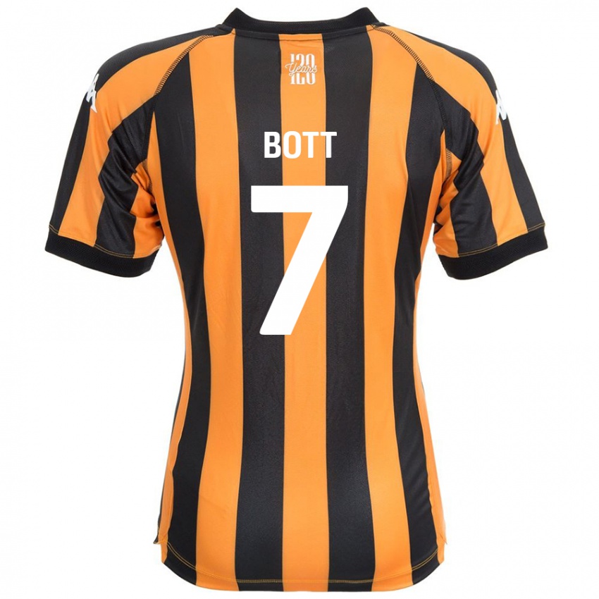 Niño Camiseta Liberty Bott #7 Negro Ámbar 1ª Equipación 2024/25 La Camisa Argentina