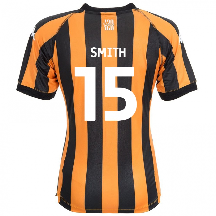 Niño Camiseta Suey Smith #15 Negro Ámbar 1ª Equipación 2024/25 La Camisa Argentina