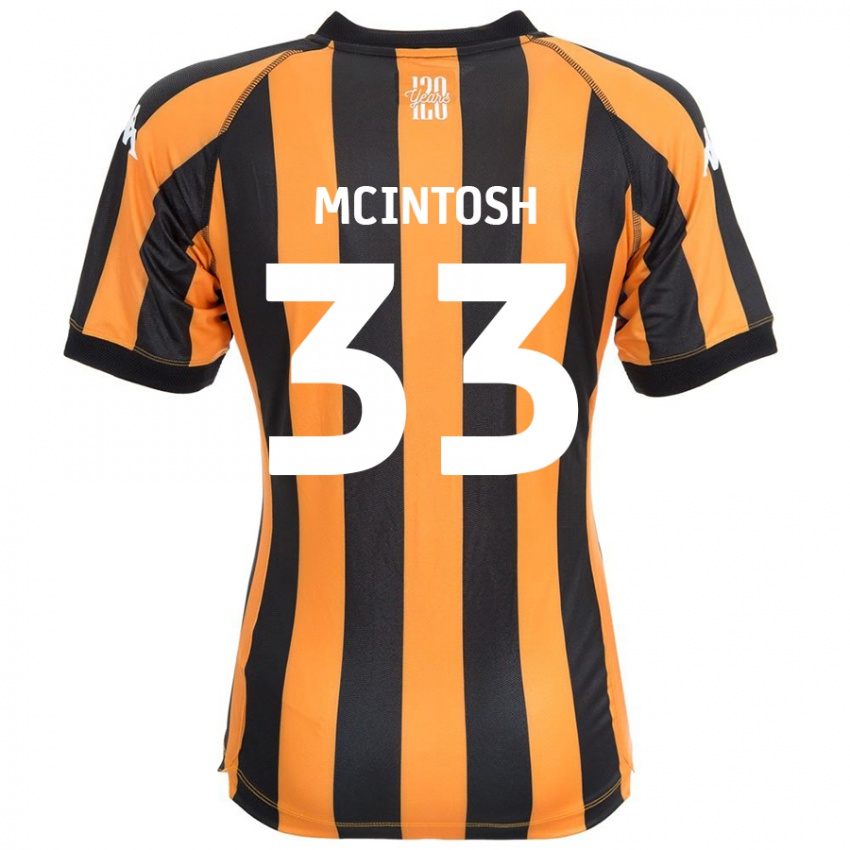 Niño Camiseta Lucy Mcintosh #33 Negro Ámbar 1ª Equipación 2024/25 La Camisa Argentina