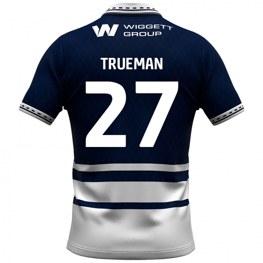 Niño Camiseta Connal Trueman #27 Azul Marino Blanco 1ª Equipación 2024/25 La Camisa Argentina