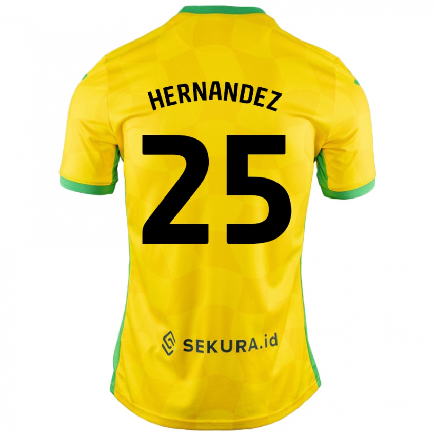 Niño Camiseta Onel Hernández #25 Amarillo Verde 1ª Equipación 2024/25 La Camisa Argentina