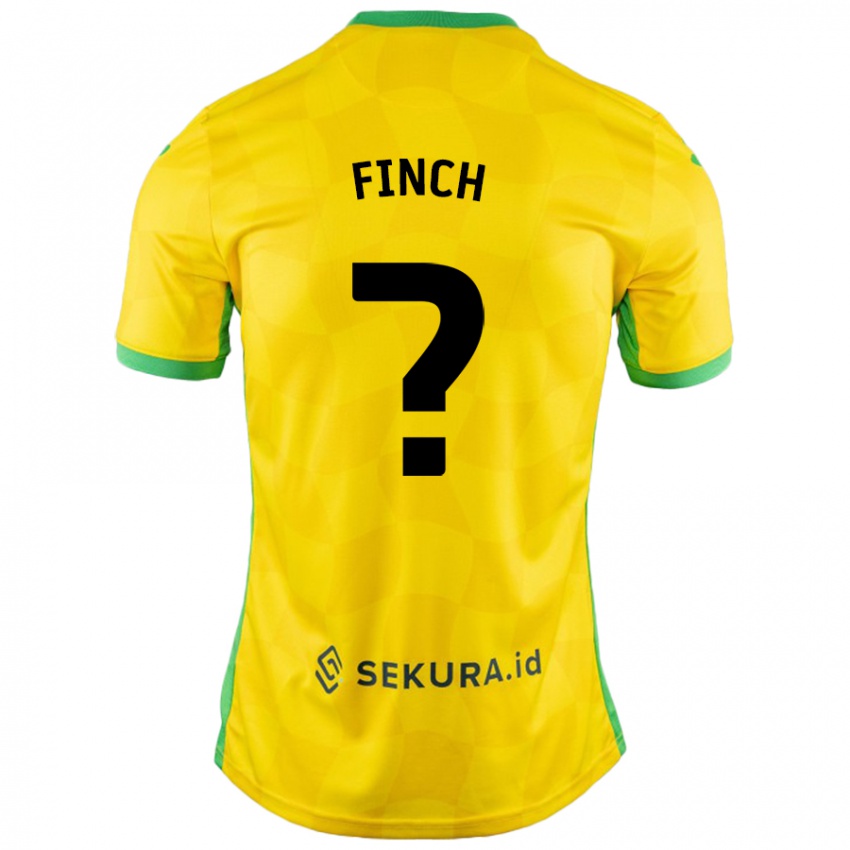 Niño Camiseta Tom Finch #0 Amarillo Verde 1ª Equipación 2024/25 La Camisa Argentina