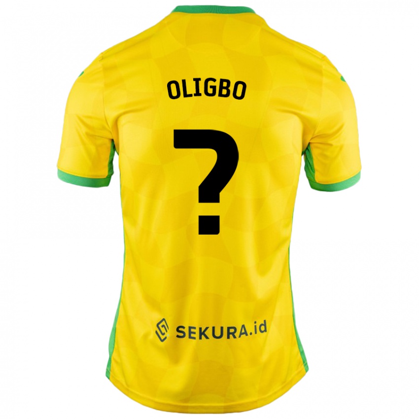 Niño Camiseta Finlay Oligbo #0 Amarillo Verde 1ª Equipación 2024/25 La Camisa Argentina