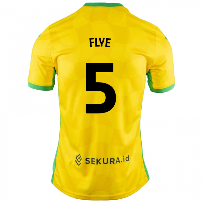 Niño Camiseta Ceri Flye #5 Amarillo Verde 1ª Equipación 2024/25 La Camisa Argentina