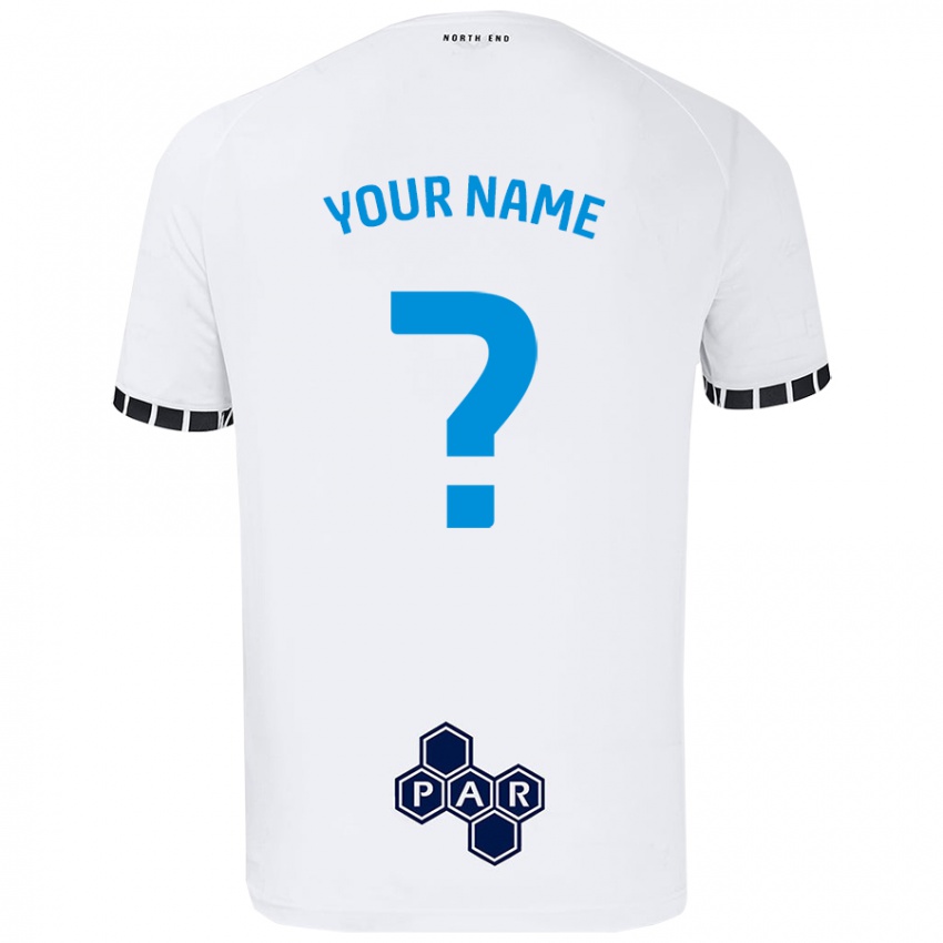 Niño Camiseta Su Nombre #0 Blanco 1ª Equipación 2024/25 La Camisa Argentina