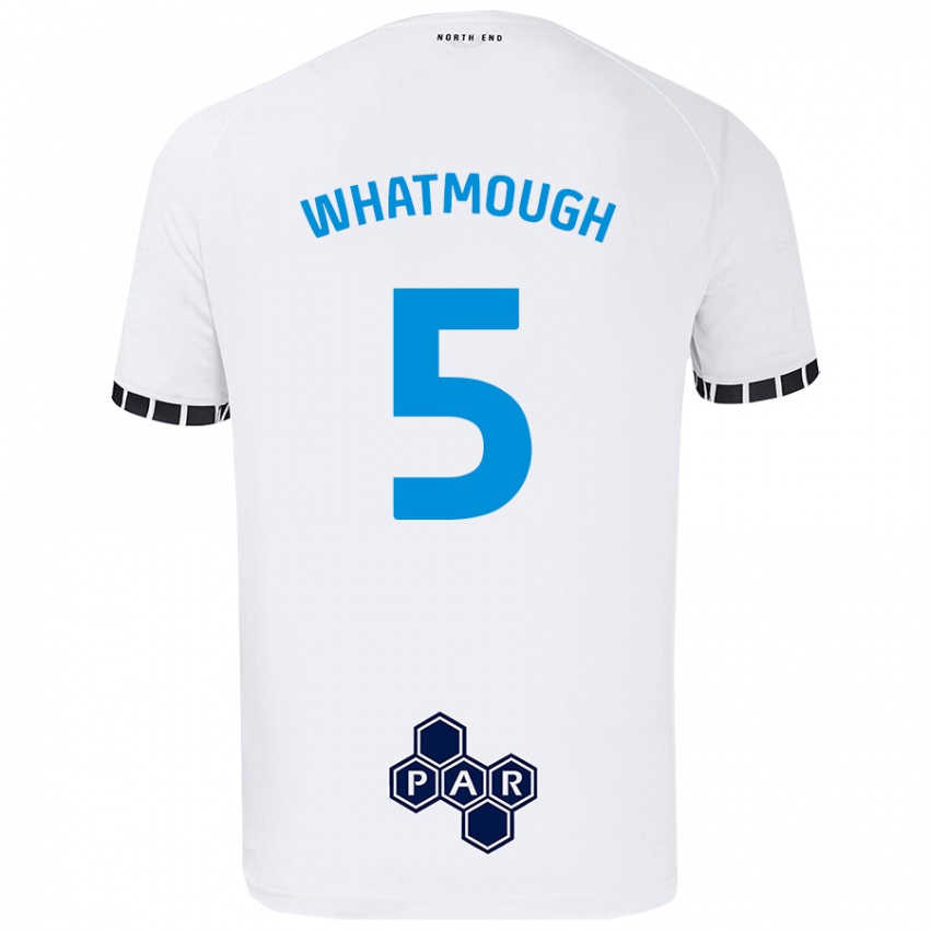 Niño Camiseta Jack Whatmough #5 Blanco 1ª Equipación 2024/25 La Camisa Argentina