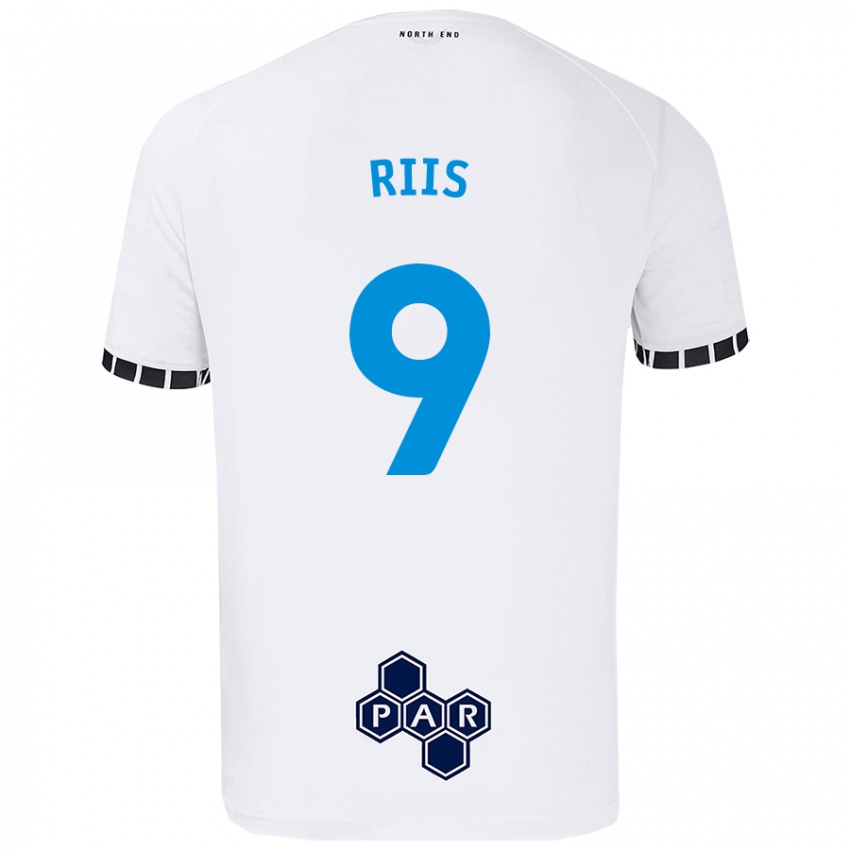 Niño Camiseta Emil Riis #9 Blanco 1ª Equipación 2024/25 La Camisa Argentina