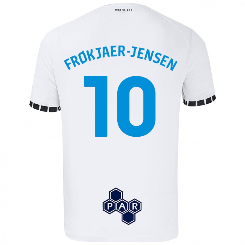 Niño Camiseta Mads Frøkjaer-Jensen #10 Blanco 1ª Equipación 2024/25 La Camisa Argentina