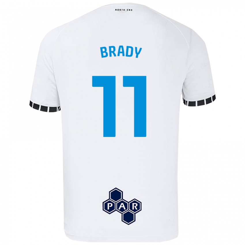 Niño Camiseta Robbie Brady #11 Blanco 1ª Equipación 2024/25 La Camisa Argentina