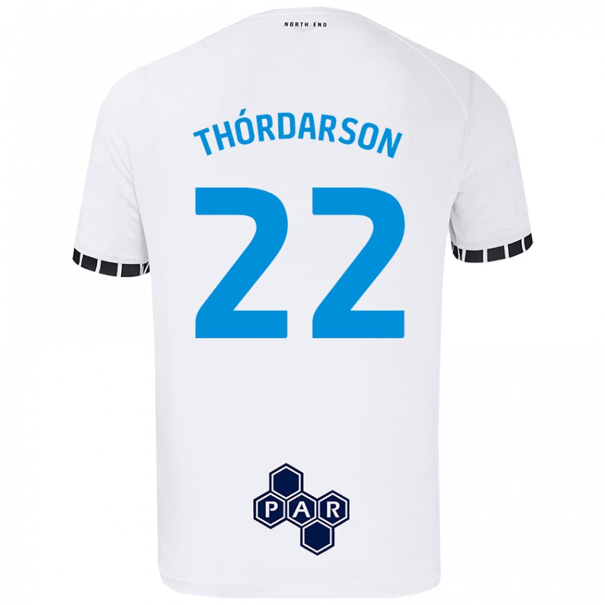 Niño Camiseta Stefán Teitur Thórdarson #22 Blanco 1ª Equipación 2024/25 La Camisa Argentina