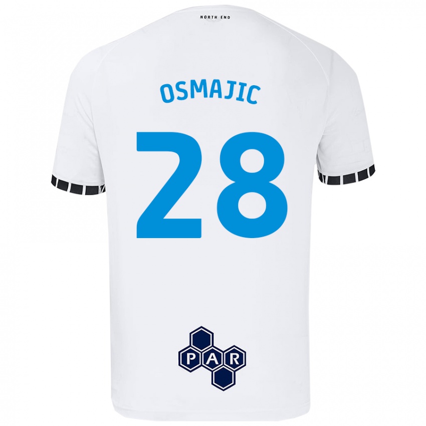 Niño Camiseta Milutin Osmajic #28 Blanco 1ª Equipación 2024/25 La Camisa Argentina