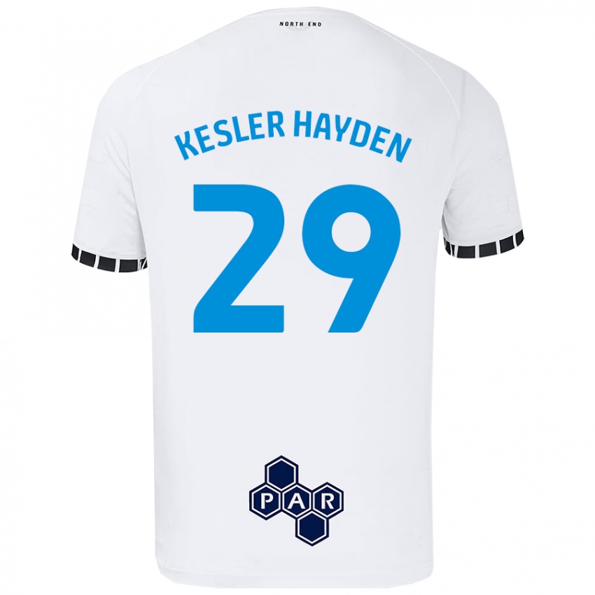 Niño Camiseta Kaine Kesler-Hayden #29 Blanco 1ª Equipación 2024/25 La Camisa Argentina