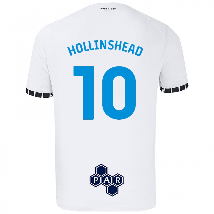 Niño Camiseta Emily Hollinshead #10 Blanco 1ª Equipación 2024/25 La Camisa Argentina