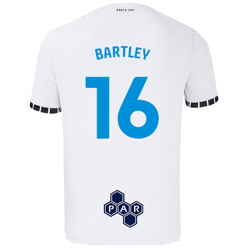 Niño Camiseta Melanie Bartley #16 Blanco 1ª Equipación 2024/25 La Camisa Argentina