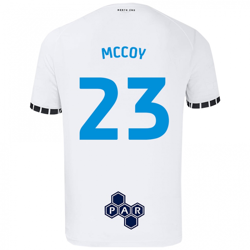 Niño Camiseta Faye Mccoy #23 Blanco 1ª Equipación 2024/25 La Camisa Argentina