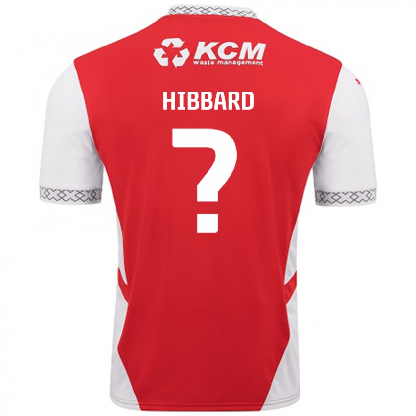 Niño Camiseta Zac Hibbard #0 Rojo Blanco 1ª Equipación 2024/25 La Camisa Argentina