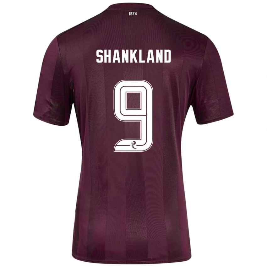 Niño Camiseta Lawrence Shankland #9 Borgoña 1ª Equipación 2024/25 La Camisa Argentina