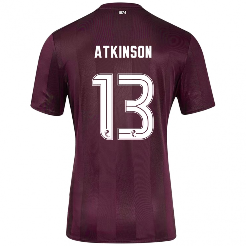 Niño Camiseta Nathaniel Atkinson #13 Borgoña 1ª Equipación 2024/25 La Camisa Argentina