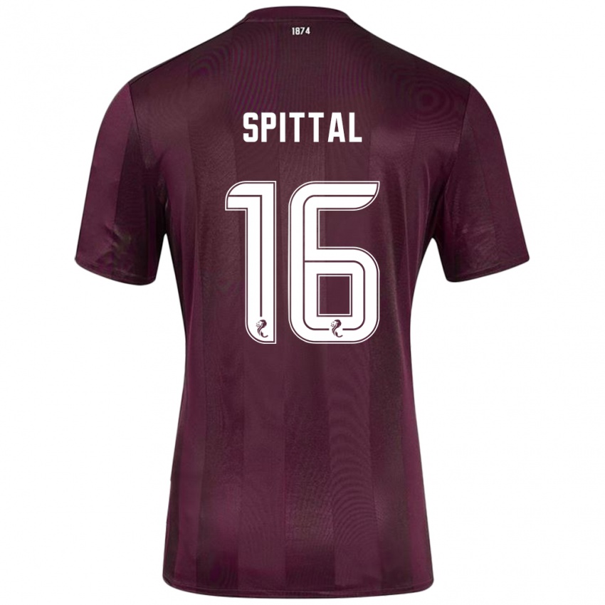 Niño Camiseta Blair Spittal #16 Borgoña 1ª Equipación 2024/25 La Camisa Argentina