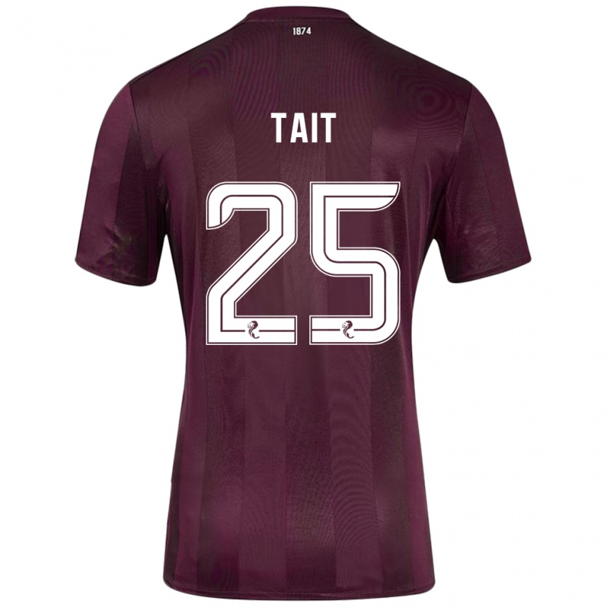 Niño Camiseta Macaulay Tait #25 Borgoña 1ª Equipación 2024/25 La Camisa Argentina