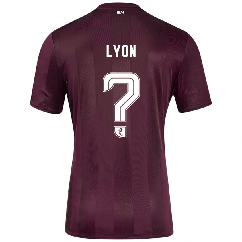 Niño Camiseta Jack Lyon #0 Borgoña 1ª Equipación 2024/25 La Camisa Argentina