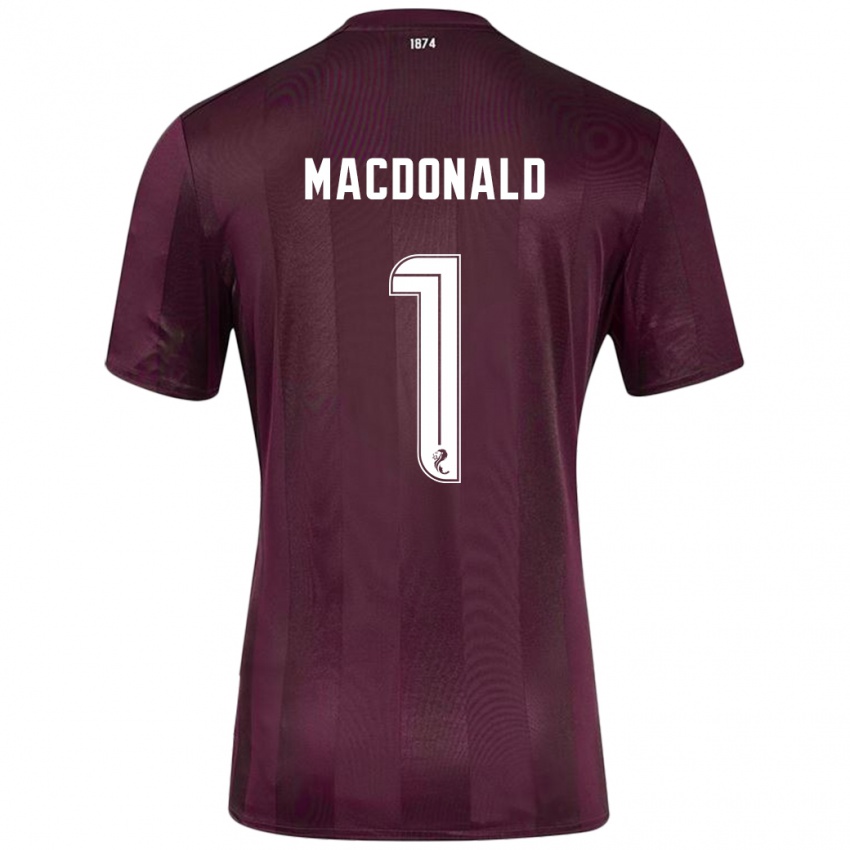 Niño Camiseta Jamie Macdonald #1 Borgoña 1ª Equipación 2024/25 La Camisa Argentina