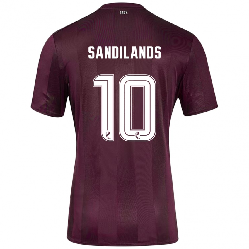 Niño Camiseta Callum Sandilands #10 Borgoña 1ª Equipación 2024/25 La Camisa Argentina