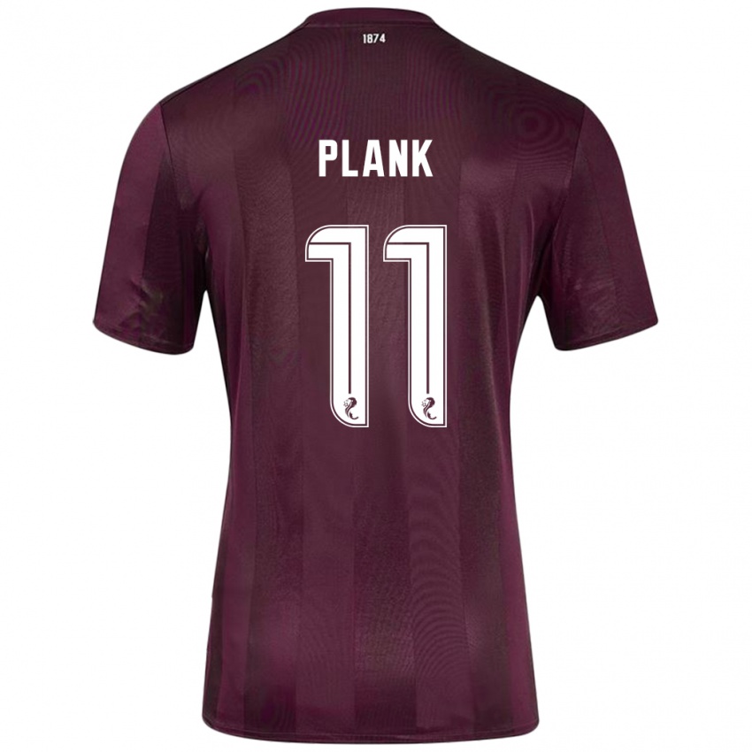 Niño Camiseta Dom Plank #11 Borgoña 1ª Equipación 2024/25 La Camisa Argentina