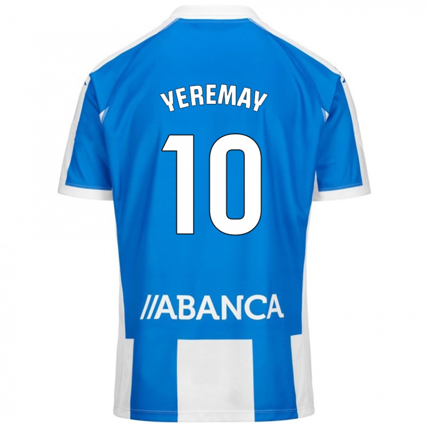 Niño Camiseta Yeremay Hernández #10 Azul Blanco 1ª Equipación 2024/25 La Camisa Argentina