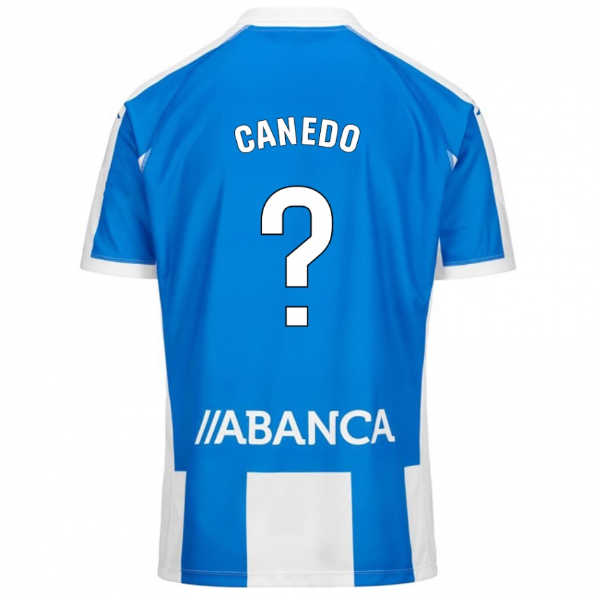 Niño Camiseta Damián Canedo #0 Azul Blanco 1ª Equipación 2024/25 La Camisa Argentina