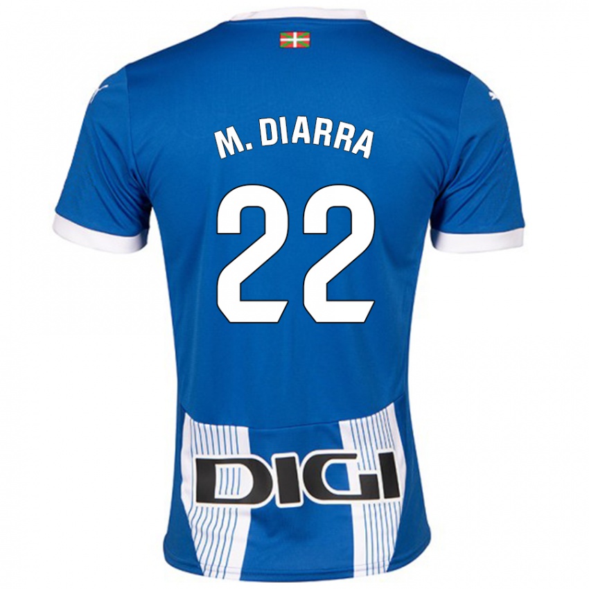 Niño Camiseta Moussa Diarra #22 Azul 1ª Equipación 2024/25 La Camisa Argentina