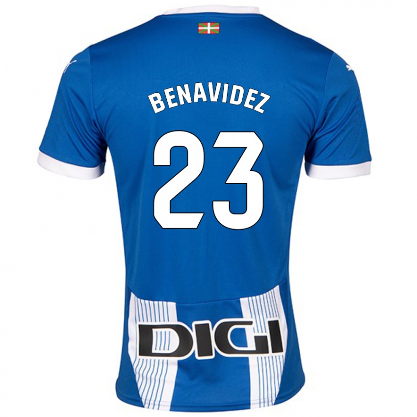 Niño Camiseta Carlos Benavidez #23 Azul 1ª Equipación 2024/25 La Camisa Argentina