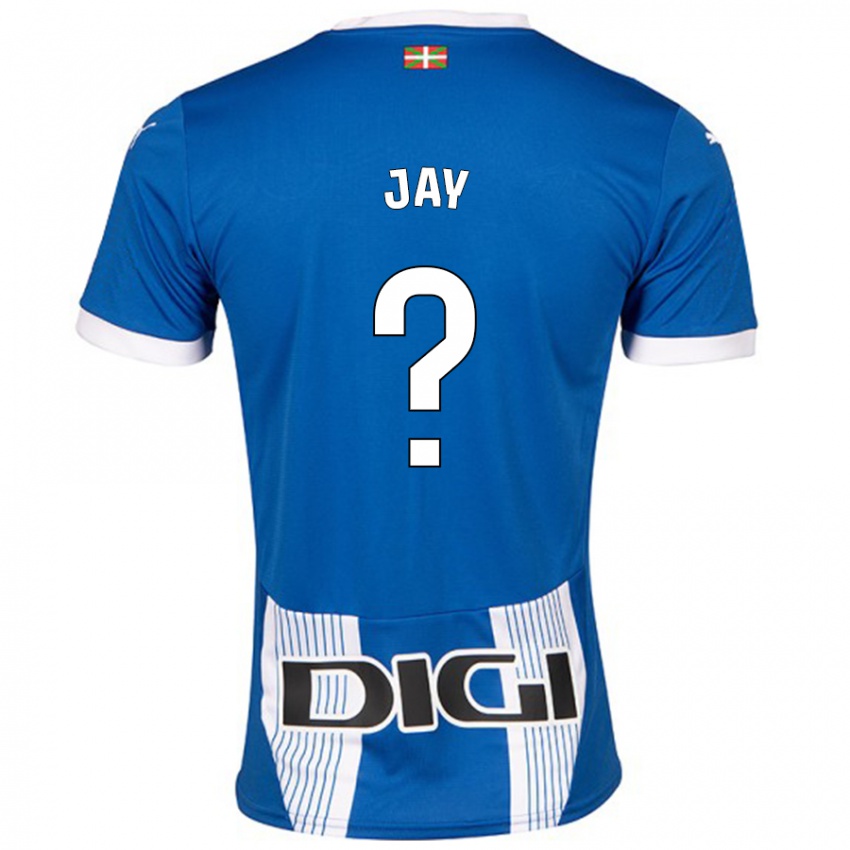 Niño Camiseta Alejandro Jay #0 Azul 1ª Equipación 2024/25 La Camisa Argentina