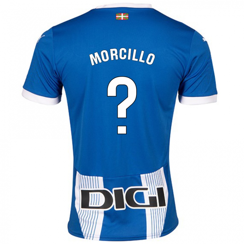 Niño Camiseta Diego Morcillo #0 Azul 1ª Equipación 2024/25 La Camisa Argentina