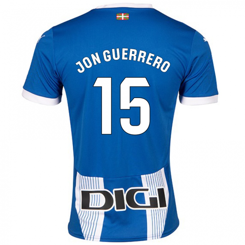 Niño Camiseta Julen Jon Guerrero #15 Azul 1ª Equipación 2024/25 La Camisa Argentina