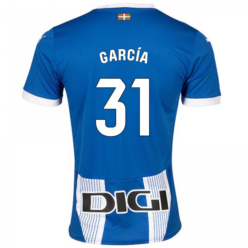 Niño Camiseta Gaizka García #31 Azul 1ª Equipación 2024/25 La Camisa Argentina