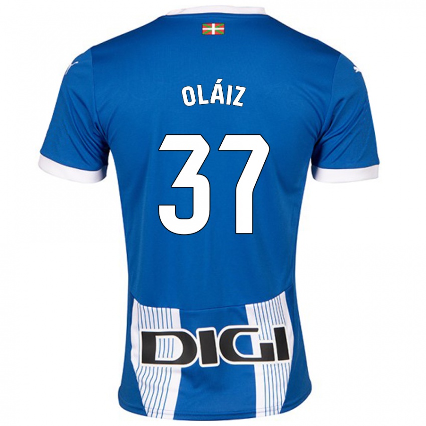 Niño Camiseta Xanet Oláiz #37 Azul 1ª Equipación 2024/25 La Camisa Argentina