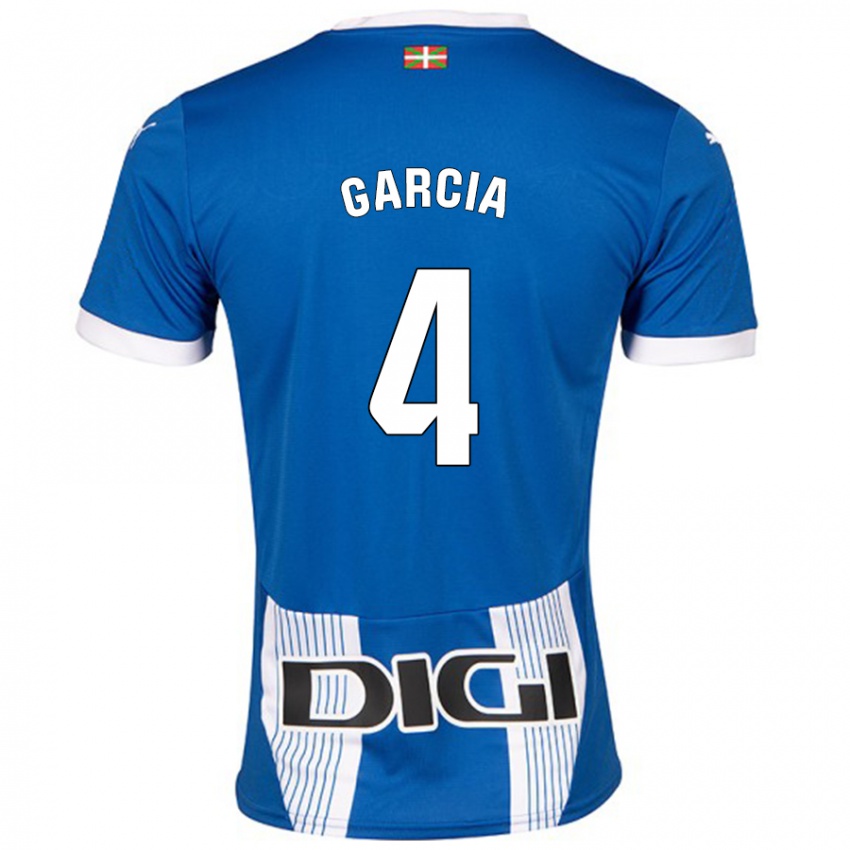 Niño Camiseta Pichi García #4 Azul 1ª Equipación 2024/25 La Camisa Argentina