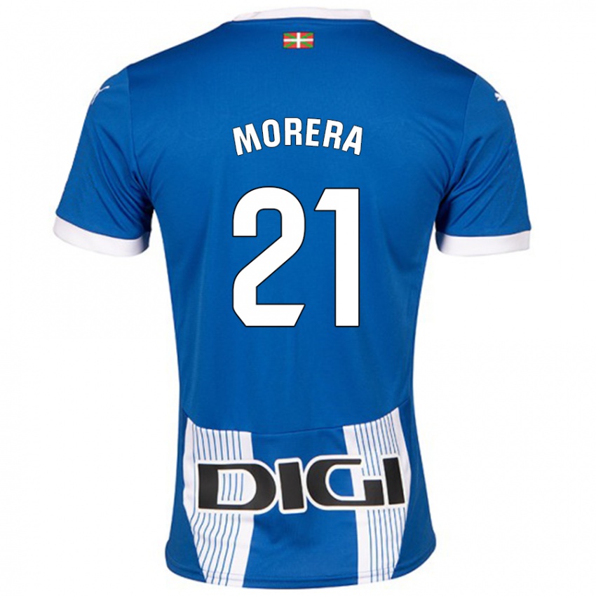 Niño Camiseta Carla Morera #21 Azul 1ª Equipación 2024/25 La Camisa Argentina